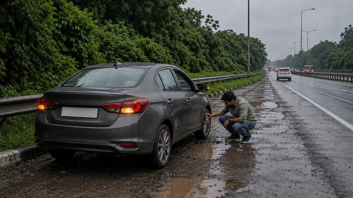 Car Hit a Pothole? Damage Checks, Insurance Coverage and Claim Steps in India